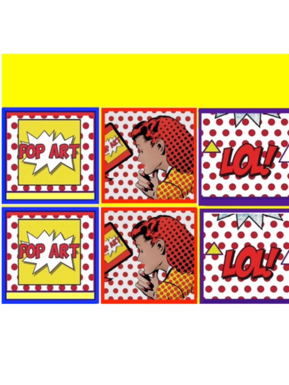 Pop Art - Redhead - LOL - FQ Cotton Fabric